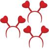 Beistle Heart Headband Party Boppers(Red)