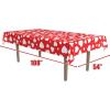 Beistle Heart Tablecover 1 Count