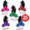Beistle Hello New Year Party Assortment for 50 People – NYE Photo Booth Props – Top Hats, Tiaras, Noisemaker Horns, Necklaces