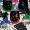 Beistle Hello New Year Party Assortment for 50 People – NYE Photo Booth Props – Top Hats, Tiaras, Noisemaker Horns, Necklaces