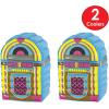 Beistle Inflatable Cooler – 50’s & 80’s Party Decorations, Drink Containers, Beverage Cooler, Music Themed Decorations: Decades(50’s Jukebox Cooler – 2 Piece)