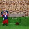 Beistle Inflatable Football Player Target Game Interactive Sports Fun for Tailgate Party Supplies, 3′ 6″ x 18.5″, Multicolor