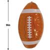 Beistle Inflatable Footballs, Pack of 4, Sports-Themed Party Decorations and Fun Outdoor Games for Tailgates, Birthdays, Game Day and Football Events, 9”