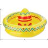 Beistle Inflatable Sombrero Drink Cooler, 12′ x 18′, Holds Approx. 10 Cans – Inflatable Cooler for Parties, Drink Containers for Cinco De Mayo Fiesta(Sombrero Cooler – 3 Piece)