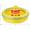 Beistle Inflatable Sombrero Drink Cooler, 12′ x 18′, Holds Approx. 10 Cans – Inflatable Cooler for Parties, Drink Containers for Cinco De Mayo Fiesta(Sombrero Cooler)