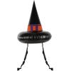 Beistle Inflatable Witch Hat Ring Toss Game, 18.5″ & 9″-10″, Black/Orange/Purple/Green