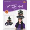 Beistle Inflatable Witch Hat Ring Toss Game, 18.5″ & 9″-10″, Black/Orange/Purple/Green