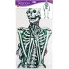 Beistle Jointed Skeleton Figurine for Party 6 Feet Paper Cutout(Skeleton)