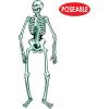 Beistle Jointed Skeleton Figurine for Party 6 Feet Paper Cutout(Skeleton)