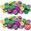 Beistle Mardi Gras Plastic Coins(Mardi Gras Plastic Coins – 2 Pack)