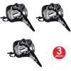 Beistle Masquerade Long Nose Masks, 3-Pack Black and Silver Venetian-Style Masks with Ribbon Ties Elegant Costume Accessories for Mardi Gras Parties Theatrical Events and Halloween