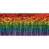 Beistle Metallic Plastic 1 Ply Rainbow Table Skirt Pride Decorations LGBQT Tableware, 30″ x 14′, Red/Orange/Yellow/Green/Blue/Purple