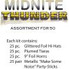 Beistle Midnite Thunder Assorted for 50