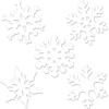 Beistle Mini Snowflake Cutouts(10 Count (Pack of 2))
