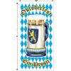 Beistle Oktoberfest Velvet-Lame Door Panel, 12.25″ x 4′ 8.5″(Oktoberfest)
