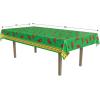 Beistle Orange & Black Stripes Tablecover(Chili Pepper)