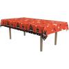 Beistle Orange & Black Stripes Tablecover(Haunted House)