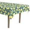 Beistle Orange & Black Stripes Tablecover(Lemon)