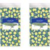Beistle Orange & Black Stripes Tablecover(Lemon)