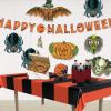 Beistle Orange & Black Stripes Tablecover(Orange & Black Stripes)