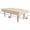 Beistle Orange & Black Stripes Tablecover(Plaid)
