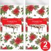Beistle Orange & Black Stripes Tablecover(Poinsettia)