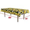 Beistle Orange & Black Stripes Tablecover(Sunflower)