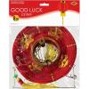 Beistle Ornamental Chinese Paper Good Luck Wishing Lantern with Tassel Asian Theme Hanging Decoration New Year’s Eve Party Supplies, Small, Red/Gold