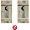 Beistle Outhouse Door Covers 2 Piece, 30″ x 5′, Multicolored(Rustic Desert)