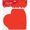 Beistle Packaged Printed Cupid Cutouts(Pkgd Printed Heart Cutouts – Assorted Sizes (9-Pack))