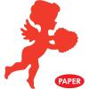 Beistle Packaged Printed Cupid Cutouts(Printed Cupid Cutout – 13″ (36-Pack))