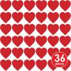 Beistle Packaged Printed Cupid Cutouts(Printed Heart Cutout – 12″ (36-Pack))