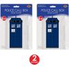 Beistle Plastic Blue Police Call Box Door Covers, 6′ x 30″, Set of 2 – British Themed Party Supplies, Crime Scene Decorations, Law Enforcement Policeman Wall Prop(Police Call Box)