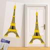 Beistle Plastic Blue Police Call Box Door Covers, 6′ x 30″, Set of 2 – British Themed Party Supplies, Crime Scene Decorations, Law Enforcement Policeman Wall Prop(Eiffel Tower)