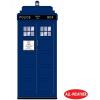 Beistle Plastic Blue Police Call Box Door Covers, 6′ x 30″, Set of 2 – British Themed Party Supplies, Crime Scene Decorations, Law Enforcement Policeman Wall Prop(Police Call Box)