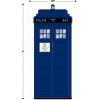 Beistle Plastic Blue Police Call Box Door Covers, 6′ x 30″, Set of 2 – British Themed Party Supplies, Crime Scene Decorations, Law Enforcement Policeman Wall Prop(Police Call Box)