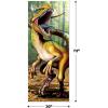 Beistle Plastic Dinosaur Door Covers, 6′ x 30″, Set of 2 – Dino Themed Party Supplies, Prehistoric Decorations, Tyrannosaurus Birthday Celebration Wall Backdrop & Decor(Dinosaur – 2 Pack)