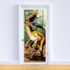 Beistle Plastic Dinosaur Door Covers, 6′ x 30″, Set of 2 – Dino Themed Party Supplies, Prehistoric Decorations, Tyrannosaurus Birthday Celebration Wall Backdrop & Decor(Dinosaur – 2 Pack)