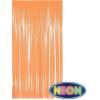 Beistle Plastic Fringed Tinsel Curtain, Photo Backdrop for Birthday Parties, 80’s Theme Party Supplies, 1980’s Decorations