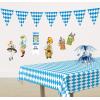 Beistle Plastic Oktoberfest Bavarian Pennant Banner For German Theme Party Supplies
