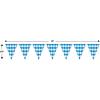 Beistle Plastic Oktoberfest Bavarian Pennant Banner For German Theme Party Supplies