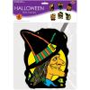 Beistle Plastic Vintage Halloween Yard Signs with Metal Stakes