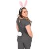 Beistle Plush Bunny Nose Costume Accessory – White Faux Fur with Pink Nose, Teeth, Whiskers and Elastic Band, Animal Dress-Up for Easter, Mascot Costumes, Spring Events, and Holiday Photo Props, 5¾”(5″ (Pack of 2))