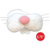 Beistle Plush Bunny Nose Costume Accessory – White Faux Fur with Pink Nose, Teeth, Whiskers and Elastic Band, Animal Dress-Up for Easter, Mascot Costumes, Spring Events, and Holiday Photo Props, 5¾”(5.75″)