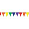 Beistle Pride Flag Pennant Banner – 2 Pack, All-Weather 2-Sided Printed Pennants, Progress Pride Rainbow Garlands, Streamers for Parades, Festivals, Community Events & Outdoor Celebrations, 9” x 10’(1)