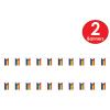 Beistle Pride Flag Pennant Banner – 2 Pack, All-Weather 2-Sided Printed Pennants, Progress Pride Rainbow Garlands, Streamers for Parades, Festivals, Community Events & Outdoor Celebrations, 9” x 10’(2)