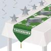 Beistle Printed Game Day Table Runner in Green/White, Football Field Touchdown Party Decorations, Sports Themed Birthday Party Supplies, 11″ x 6′