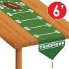 Beistle Printed Game Day Table Runner in Green/White, Football Field Touchdown Party Decorations, Sports Themed Birthday Party Supplies, 11″ x 6′