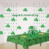 Beistle Printed Shamrock Cutouts 60 Piece, 5″, Green