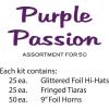 Beistle Purple Passion Assorted for 50
